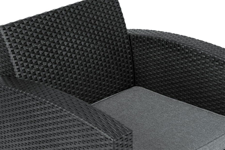 Set canapea fotoliu de grădină Farnese 2 (gri)