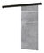 Tolóajtó 90 cm Sharlene IV (beton + matt fekete + ezüst)