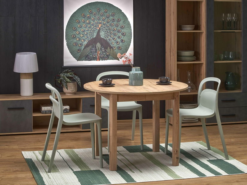 Blagovaonski stol na razvlačenje 102-142 cm Ralllon (hrast craft) (za 4 do 6 osoba)