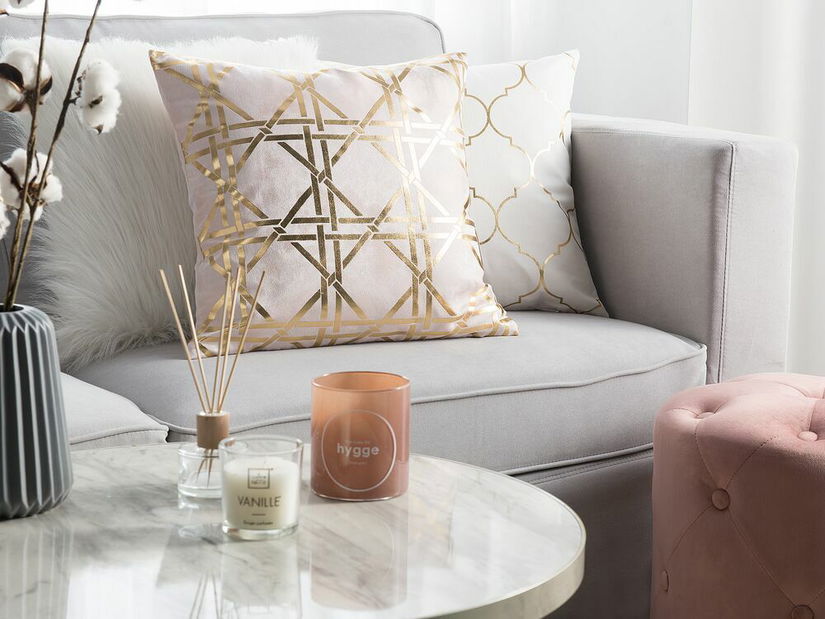 Set 2 buc. pernă 45x45 CARTAGO (roz)