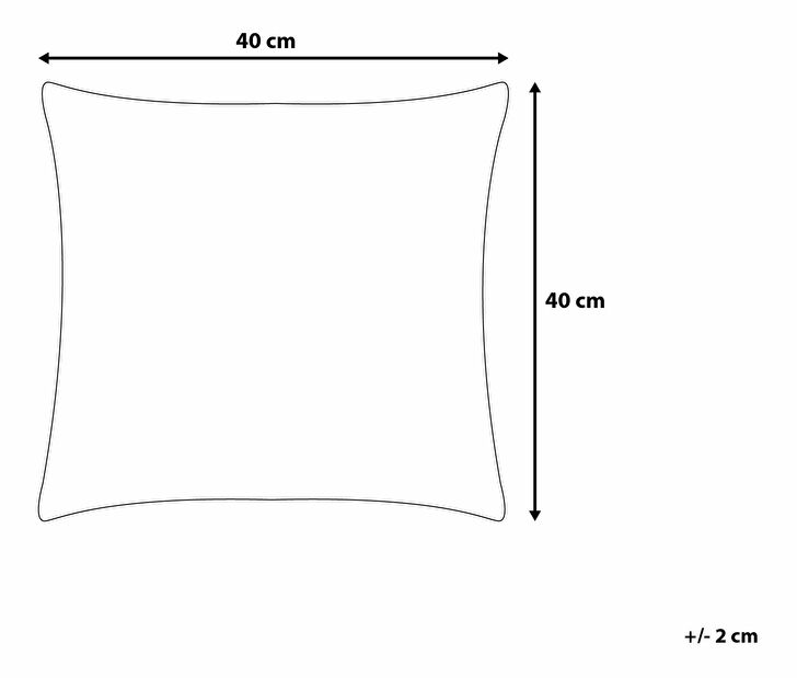 Vrtni jastuk Triangle (plava)