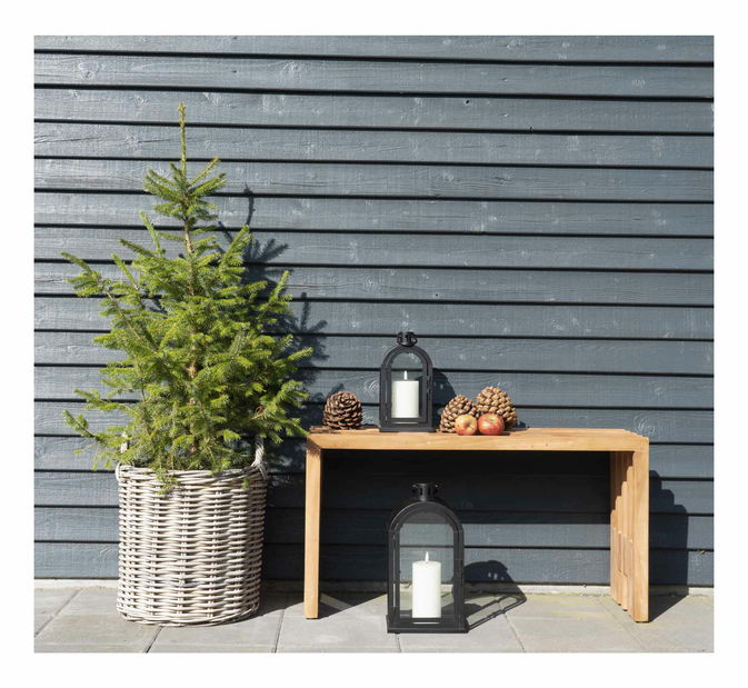 Set 4 ks prútených kvetináčov Craveria (prírodná)