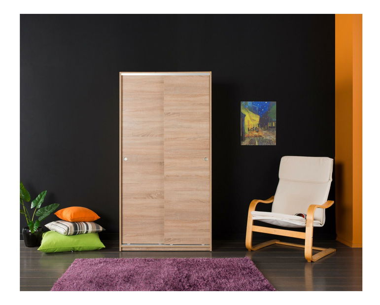 Šatníková skriňa s posuvnými dverami Seworella 1 (dub sonoma)