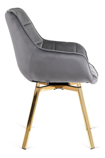 Blagovaonska stolica Mediocre (siva) 