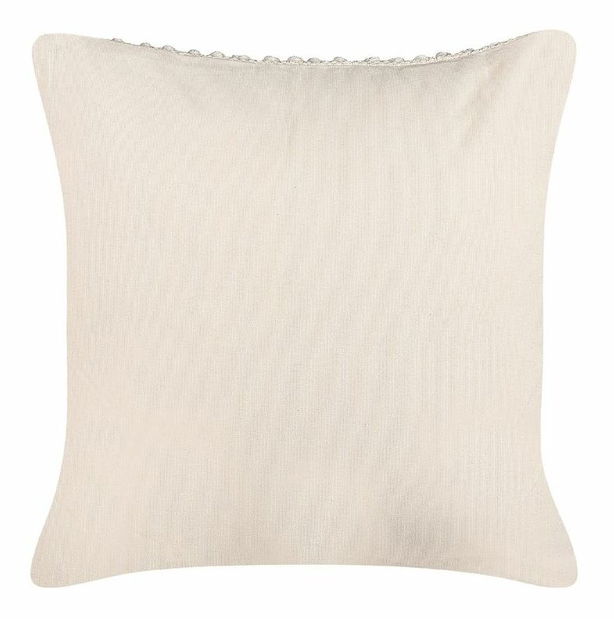 Sada 2 ozdobných vankúšov 45 x 45 cm Oxa (béžová)