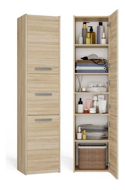 Kúpeľňová skrinka Samways 4 (dub sonoma)