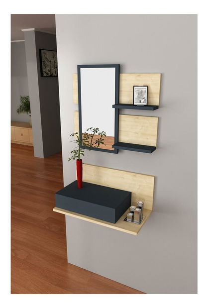 Predsieňová zostava Konubo (dub + antracit) 