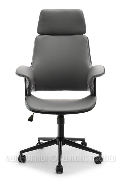 Fotoliu Clementine (lemn negru + gri)