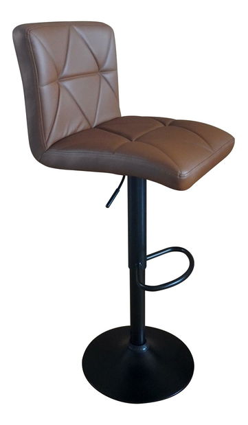 Barska stolica Seley (ekokoža smeđa + crna)