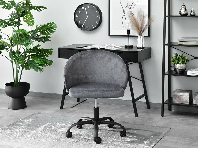 Scaun de birou Senzitiv (grafit + auriu)