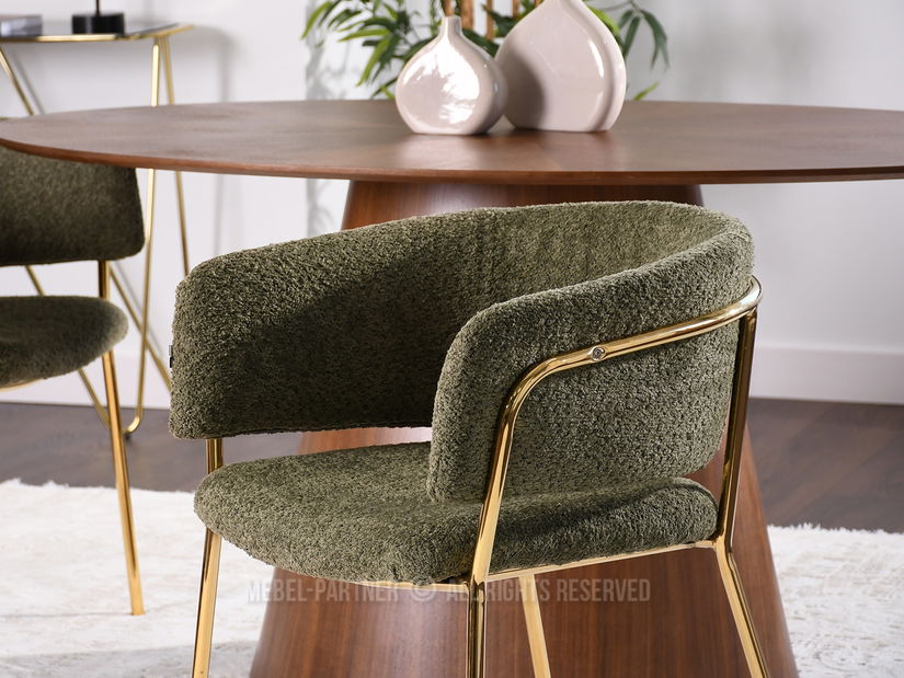 Stolica Sorento (zelena + zlatna)