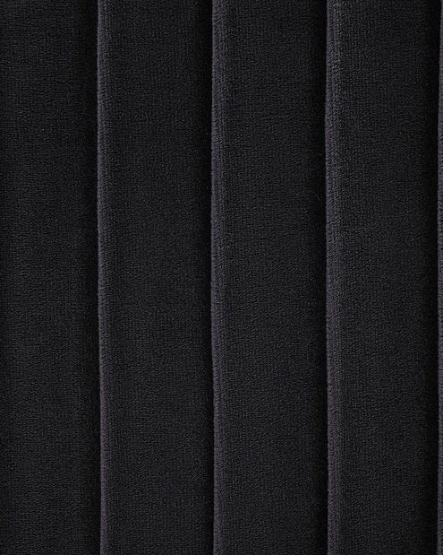 Fotel TOMSO (bársony) (fekete)