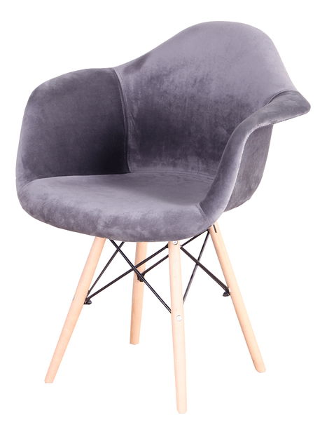 Modern fotel Dario (szürkésbarna)