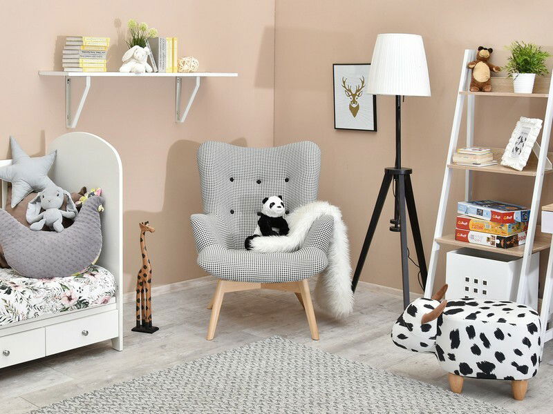 Fotoliu de design Florentino (alb)