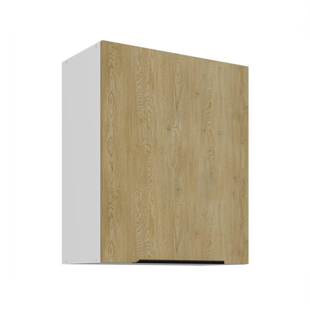 Dulap superior de bucătărie Carminia 60 G-72 1F (stejar cremona + alb)