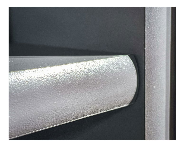 Ormar s policama Mablo (antracit + hrast artisan + crna)