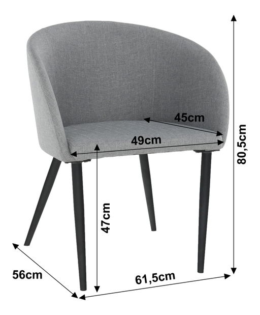 Jedálenská stolička Relivo