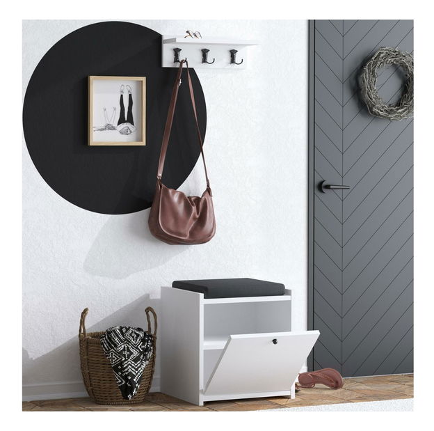 Predsieňová zostava Tunevo (biela) 