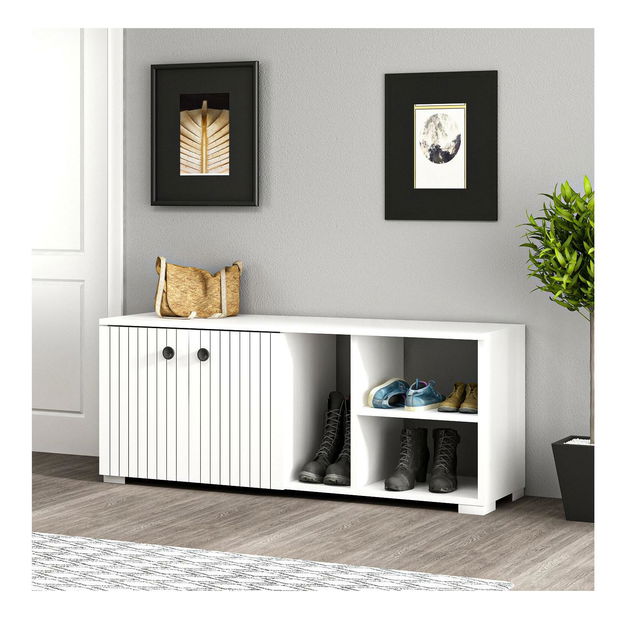 Botník (skrinka na topánky) Vabite 2 (biela)