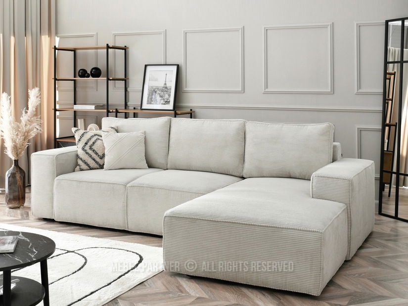 Sarokkanapé Cerebral (krém + fekete)