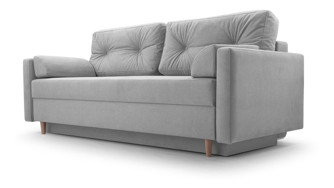 Pohovka trojsedačka Asial (svetlosivá)