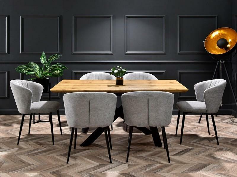 Scaun Zane (gri + negru)