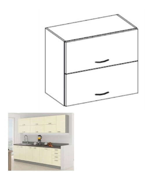 Felső konyhaszekrény Pleitton 80 GU 72