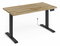 Elektrický PC stolík Natura 140 (dub + čierna)
