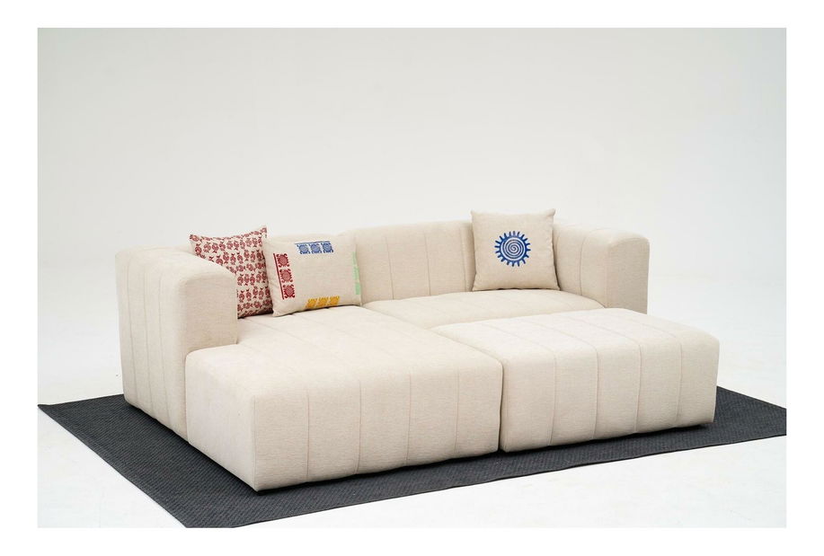 Kutna garnitura Beyzometta (L) (krem)