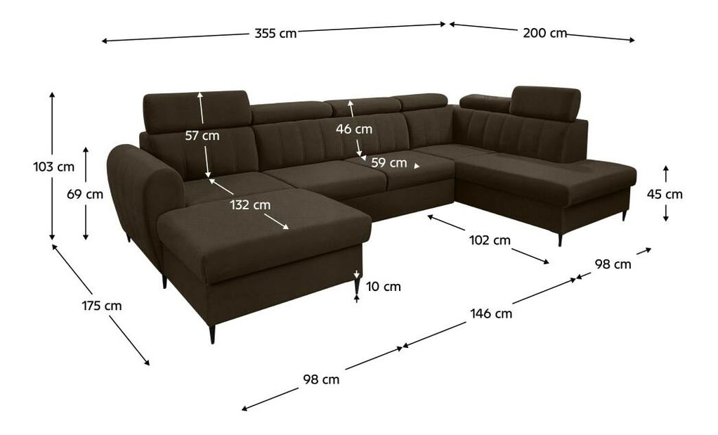 Rozkladacia sedacia súprava Kyrio (paros 04) (P) 