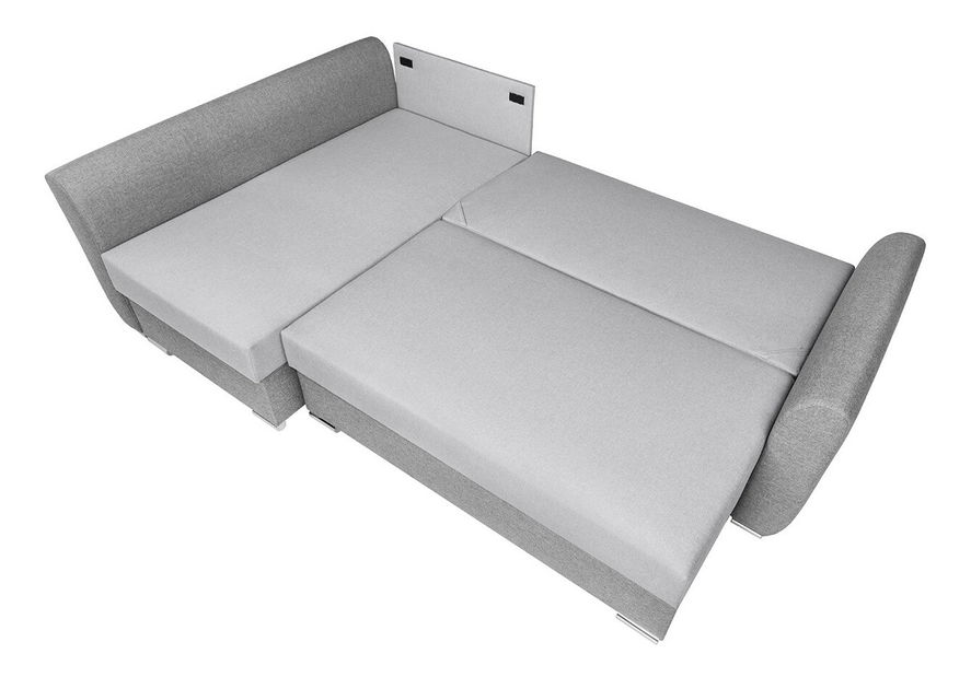 Rohová sedačka BRW Leon Lux 3DL (sivá) (L)