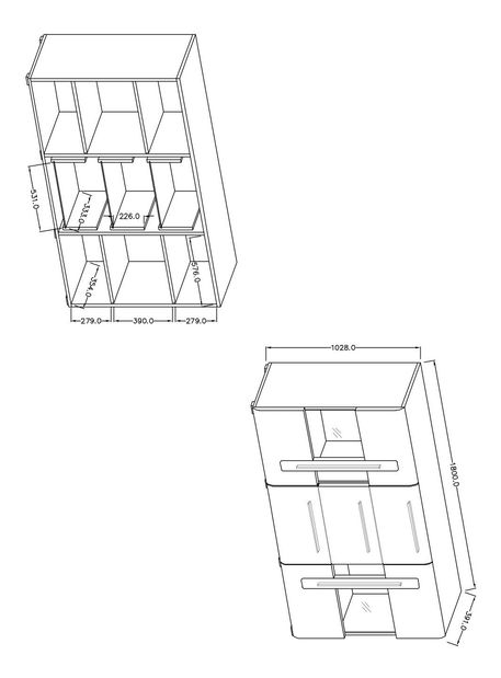 Comodă Tashia Typ 28 (Stejar grandson)