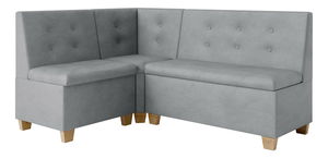 Rohová lavica Bolio 130x170 (sivá)