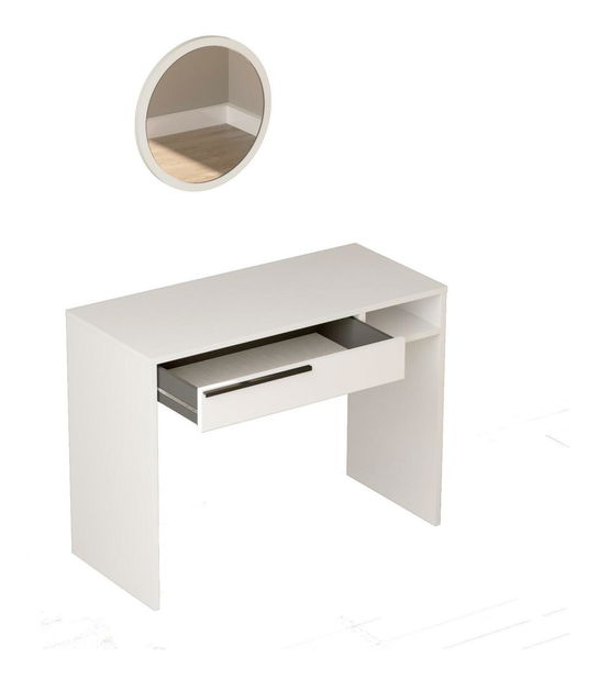 Toaletni stolić Otto 18 (bijela + crna)