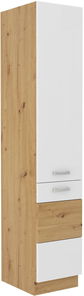 Horná kuchynská skrinka Arryn 40 DK-210 2F (korpus: dub artisan / front: lesk biely)