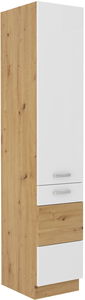 Horná kuchynská skrinka Arryn 40 DK-210 2F (korpus: dub artisan / front: lesk biely)