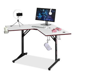 PC stolík Matts C (biela + čierna)