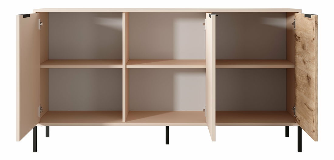 Szekrény Rastafa 3D (viking tölgy + bézs)