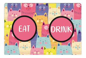 Podložka pod misky Cats 2 (viacfarebné)