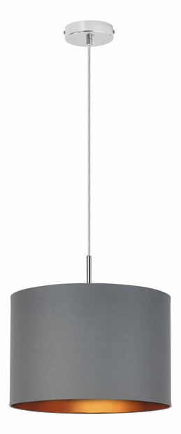 Závesné svietidlo Monica 2541 (sivá + zlatá + chrómová)