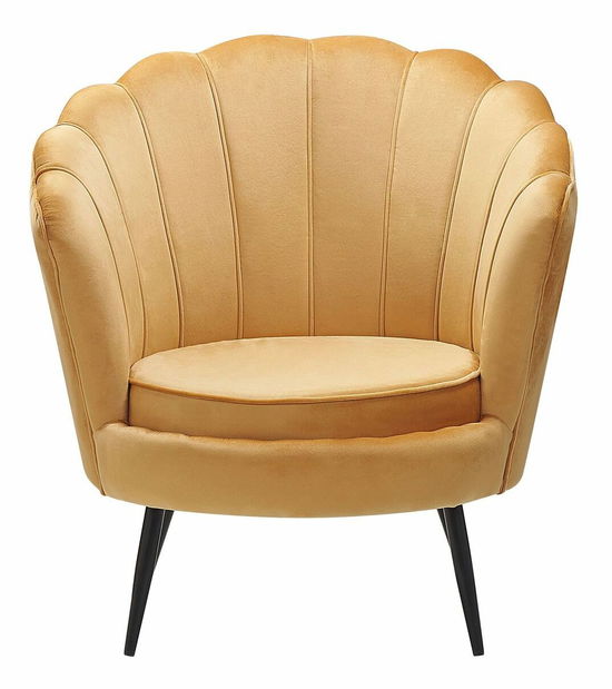 Kreslo LAVIKE (zamat) (žltá)