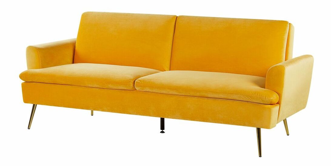 Canapea trei locuri VARTEA (galben)