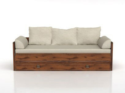 Rozkladacia posteľ 80 až 160 cm BRW INDIANA JLOZ 80/160 (Dub sutter) *výpredaj