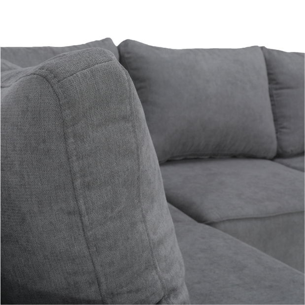 Sarokkanapé Lena (szürke) (B)