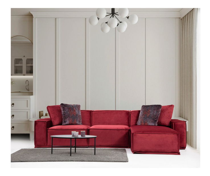 Kutna garnitura Legaletta 8 (bordo) (D)