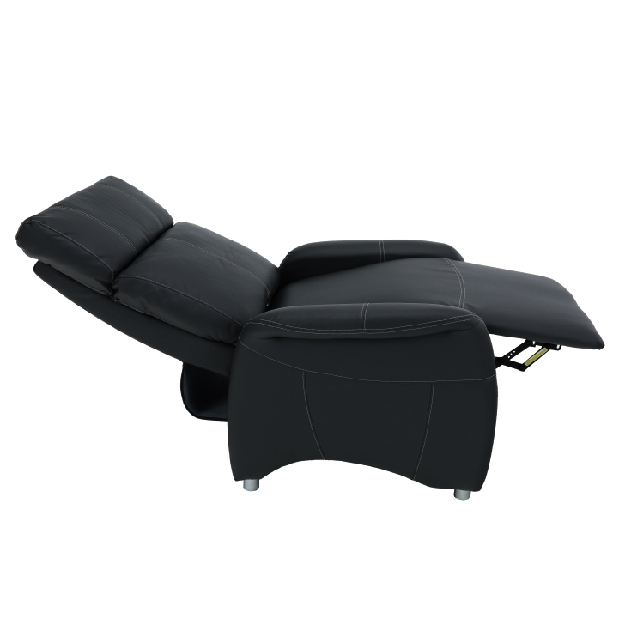 Fotoliu pentru relax Francesco CH 113100 piele PU Negru