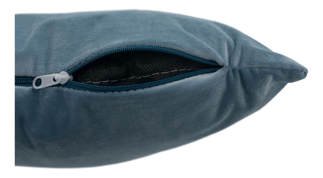 Uredska fotelja Siegen (plava + krom)