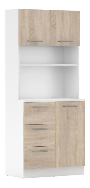 Kuhinjski kutak Lester NEW (bijela + hrast sonoma)