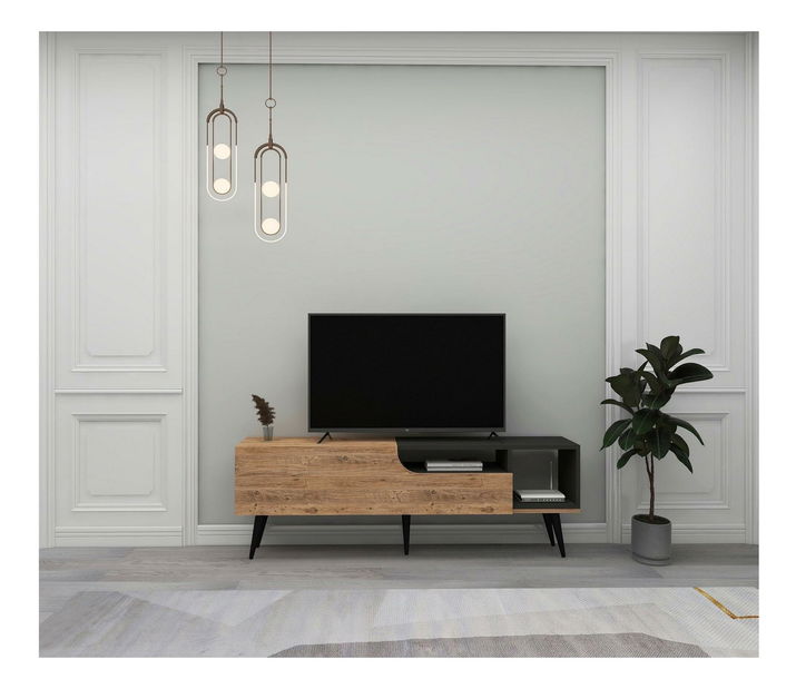 TV stolić/ormarić Monuma (atlantski bor + antracit)