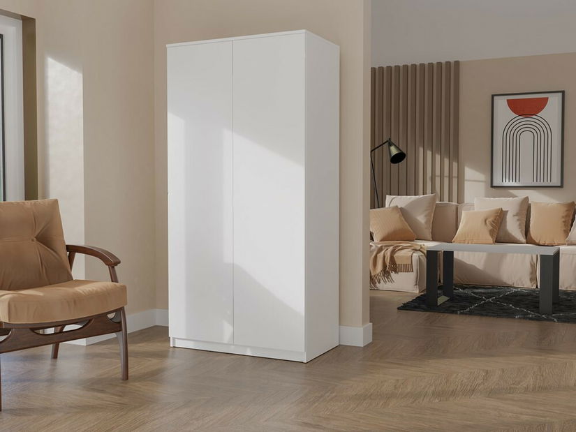 Šatníková skriňa Musecalo 3 (biela)